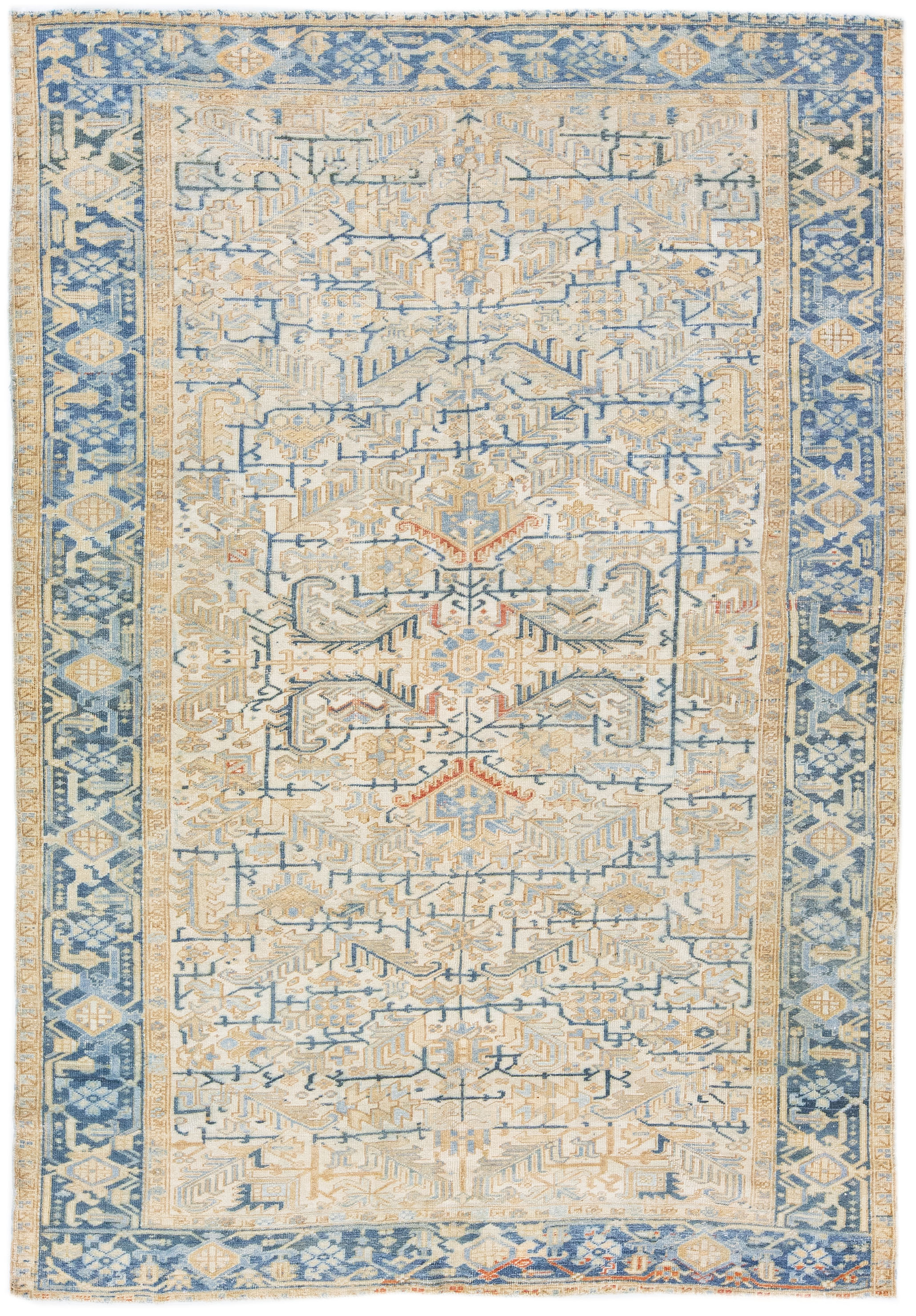 Antique Persian Heriz Rug~P77663310