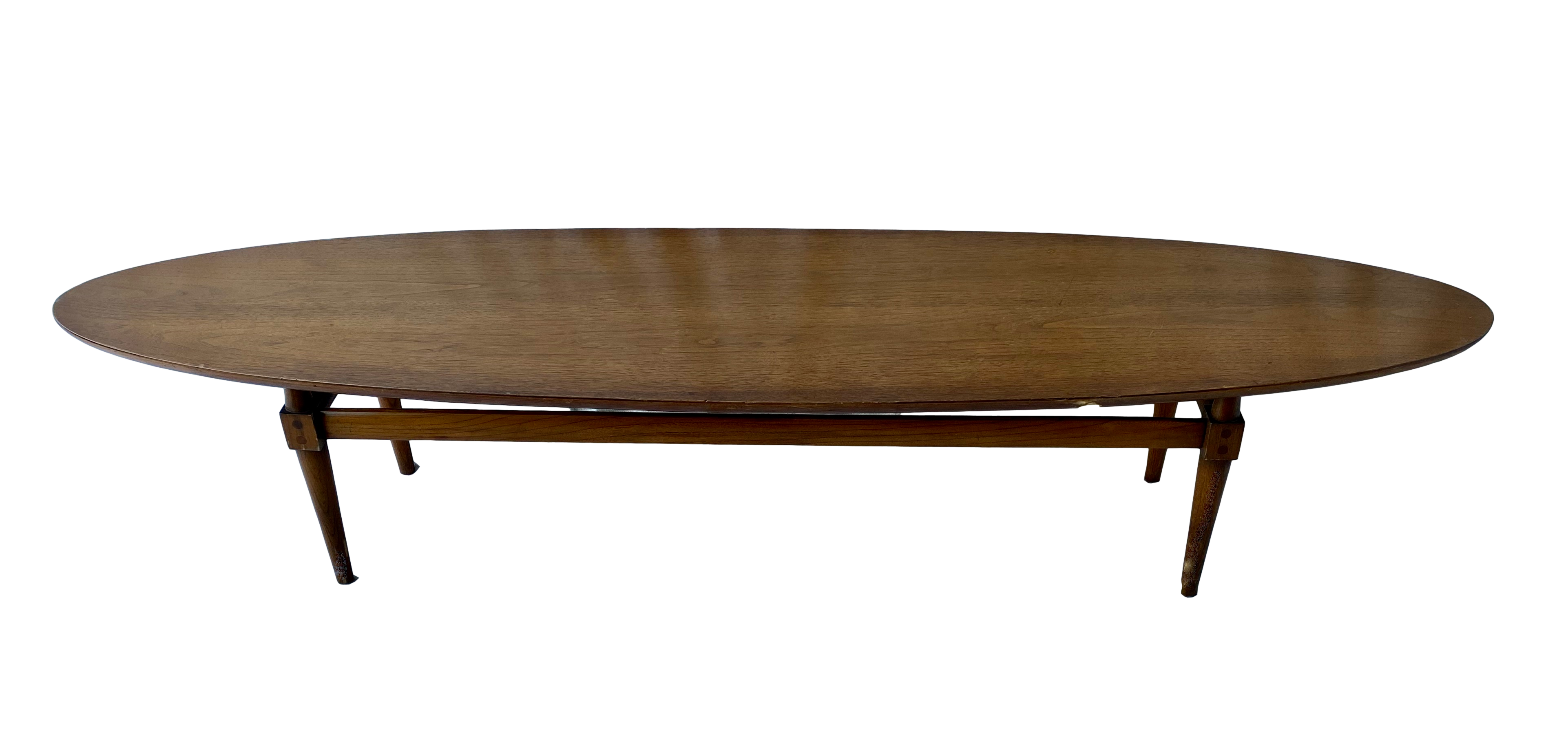MCM Walnut Surfboard Coffee Table~P77645203