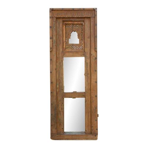 19th C. Rajasthani tall & Slim Mirror~P77702684