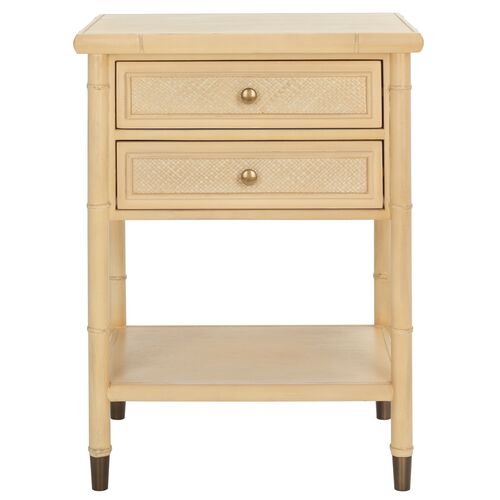 Ewen Accent Table, Light Blonde/Gold~P77648010