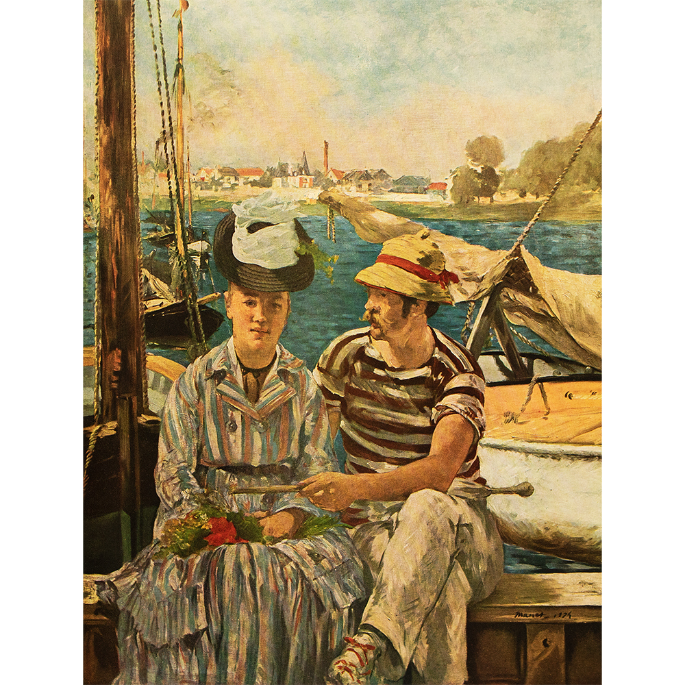 1953 E. Manet, Boating at Argenteuil~P77630170