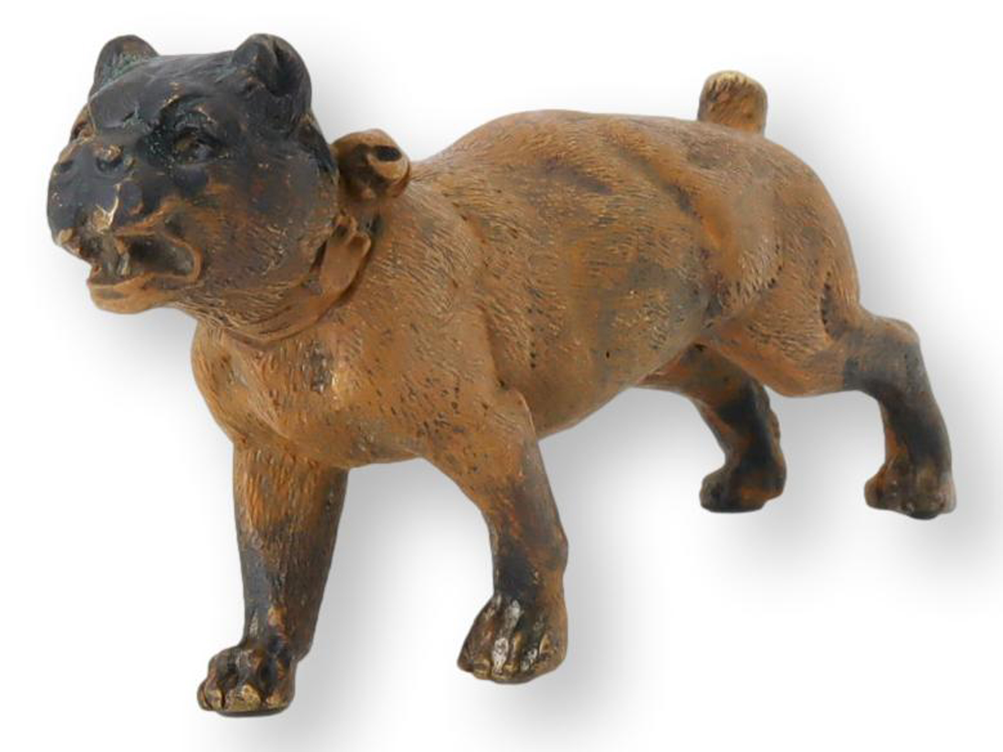 Antique Vienna Bronze Bulldog~P77677989
