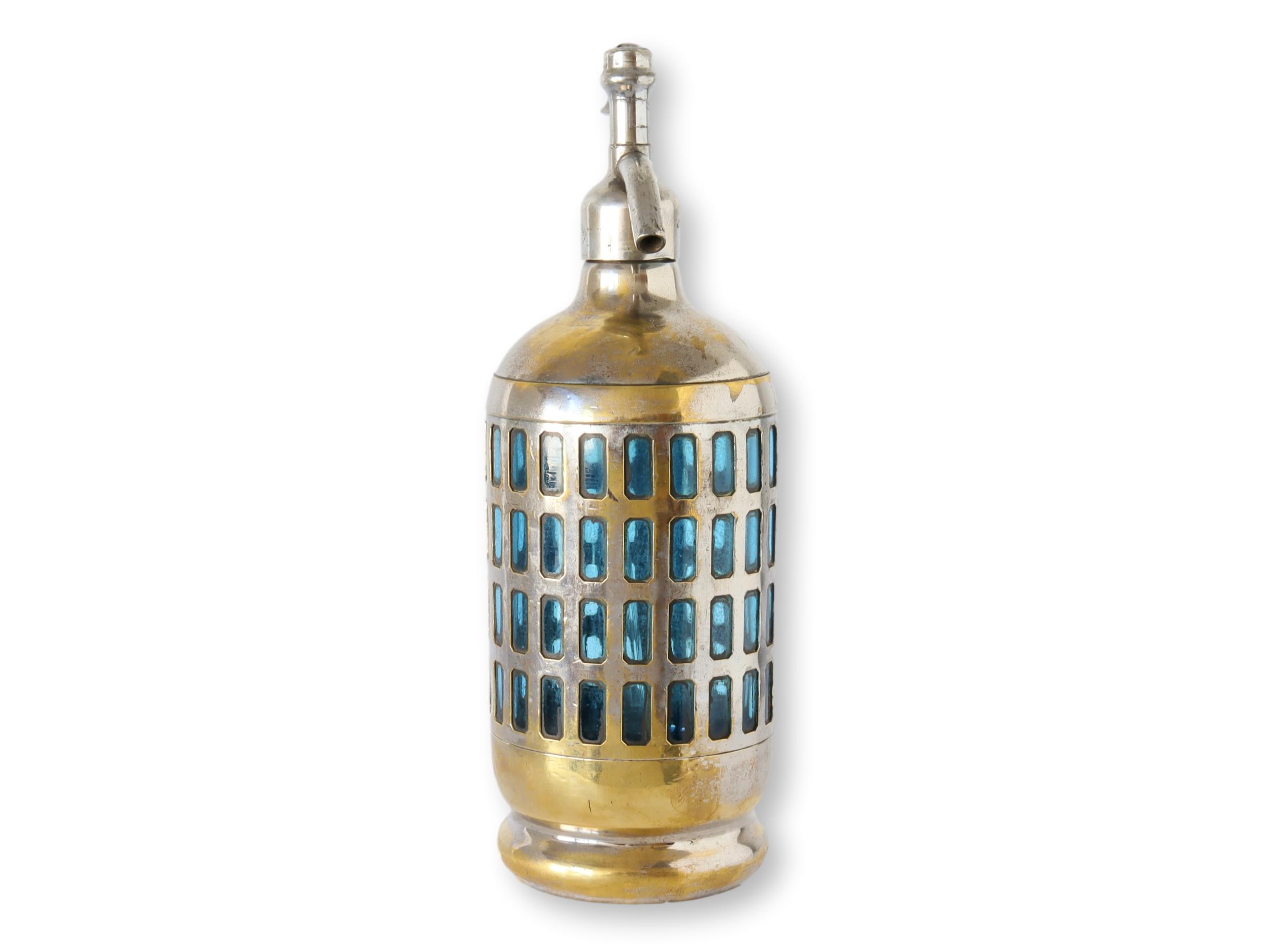 Paris Bistro Metal Cased Seltzer Bottle~P77687750