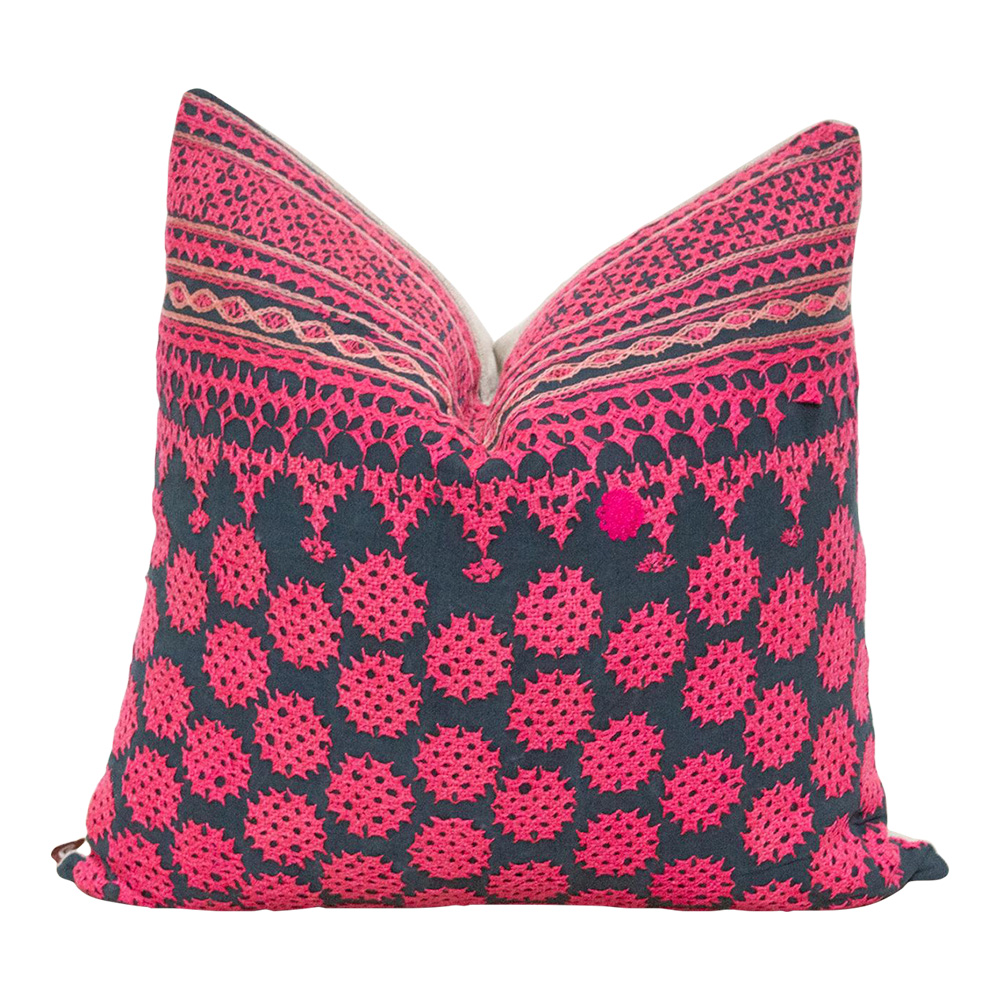Nuri Embroidered Floral Pillow~P77681986