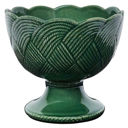 Le Panier Mystic Knot Footed Bowl, Basil