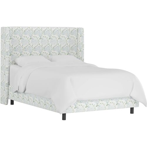Kelly Wingback Bed, Ranjit Floral~P77583309
