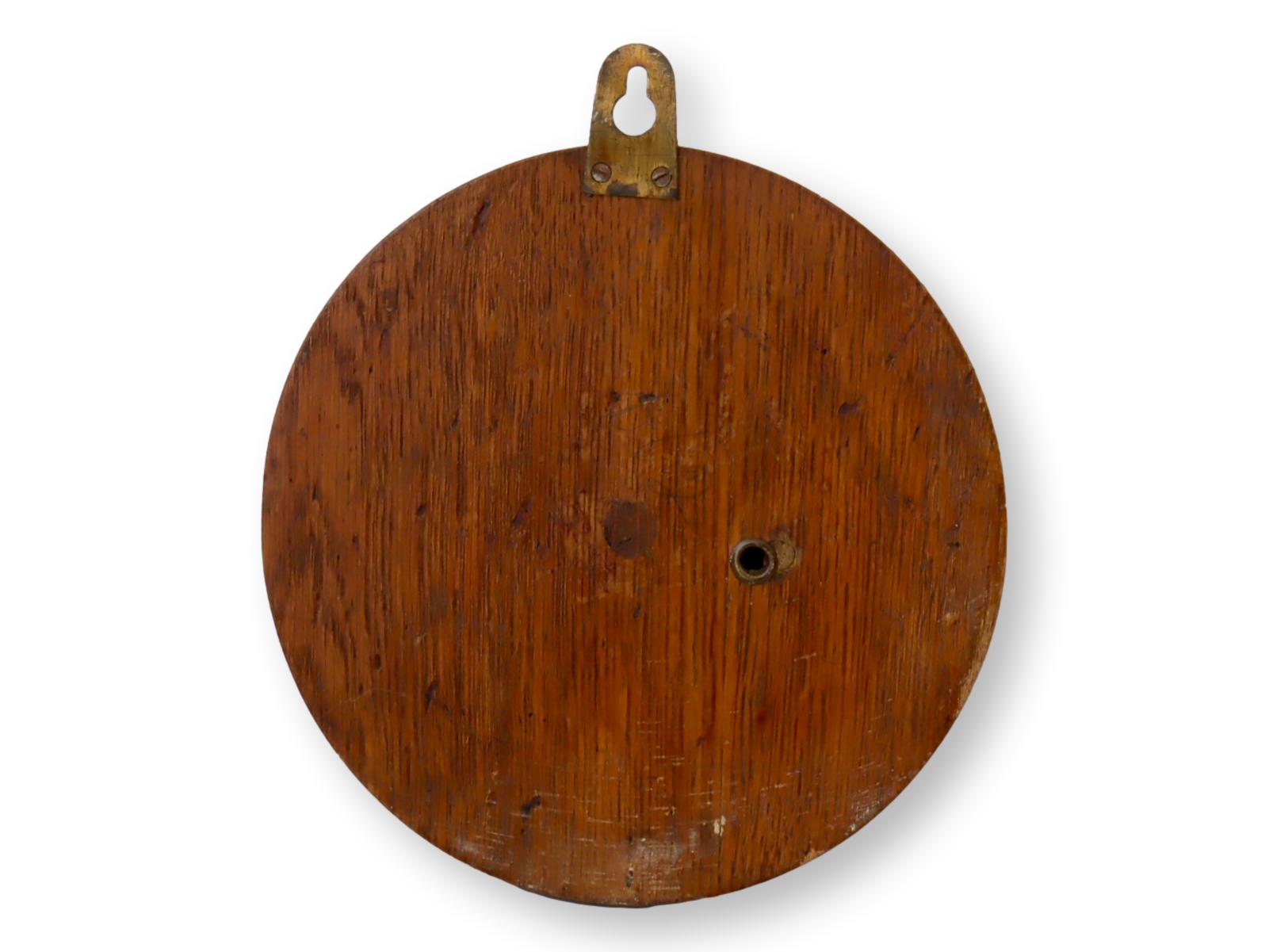 Vintage Carved Oak Barometer~P77676251