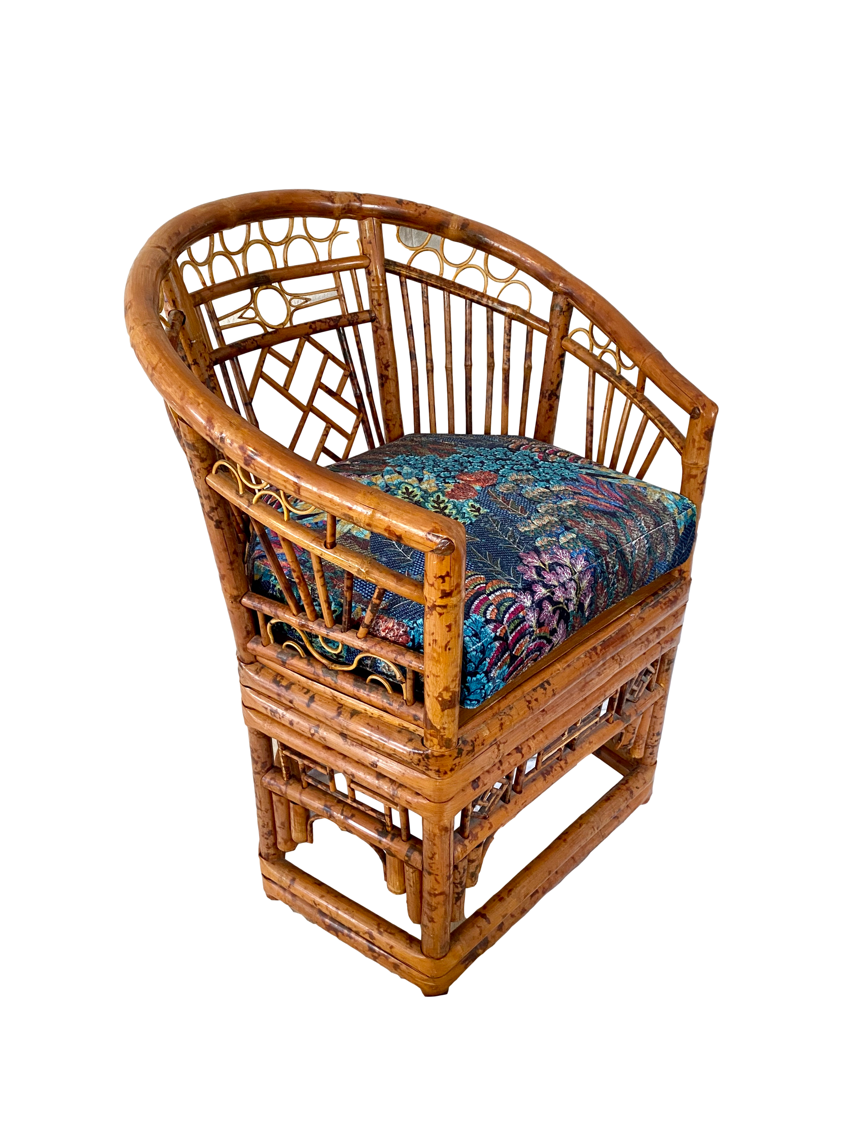 Mid-Century Brighton Style Bamboo Chair~P77658492
