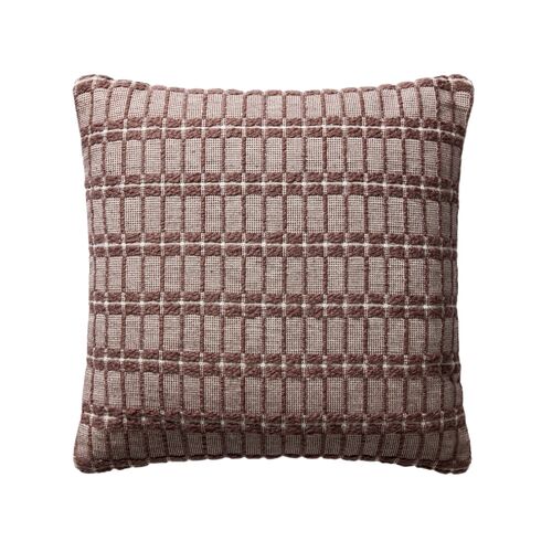 Poe Pillow, Burgundy
