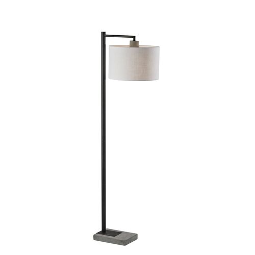 Meena Floor Lamp, Black/Grey~P69507054