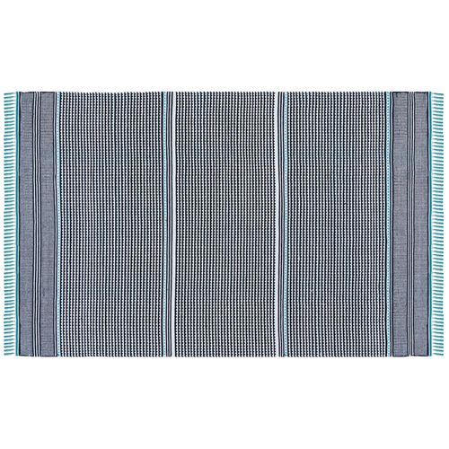 West Flat-Weave Rug, Turquoise/Multi~P77484374