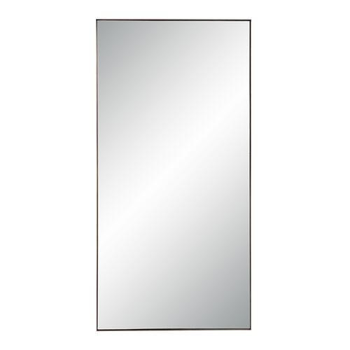 Dionysus Wall Mirror, Antique Brushed Brass