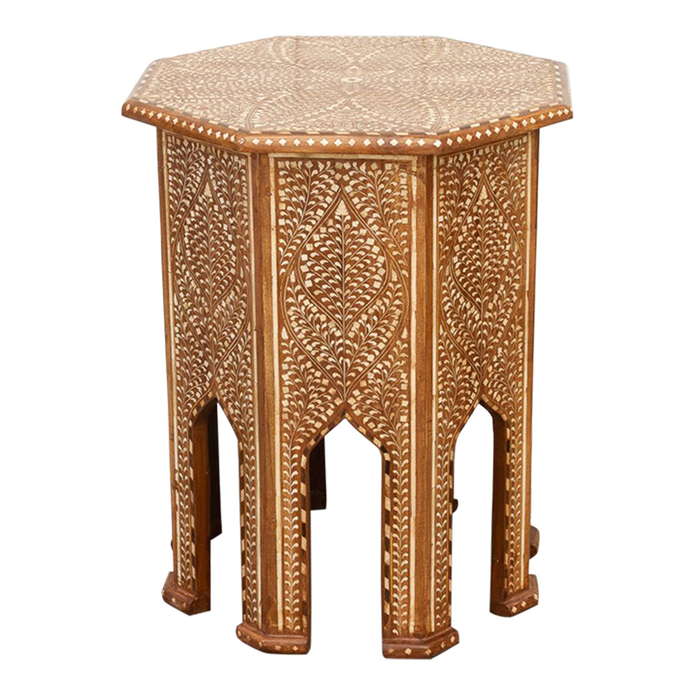 Tall Anglo-Indian Inlay Side Table~P77658605