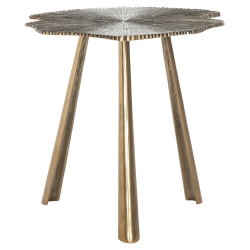 Portia Side Table, Brass~P60418326