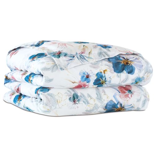 Adare Manor Floral Duvet Cover, Blue