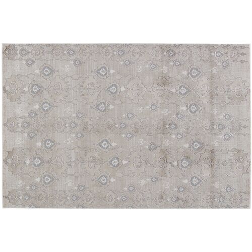 Indigo Ikat Rug, Taupe/Gray Indigo Ikat Rug, Taupe/Gray~P77653364