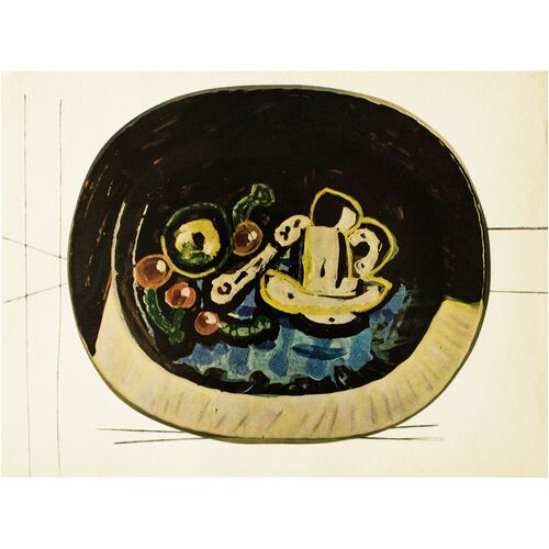 1955 Picasso, Print of Ceramic Plate N11~P77660539