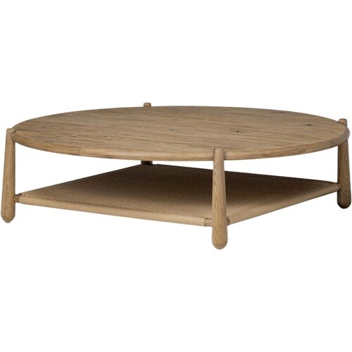 Salvador Coffee Table, Aged Smoked Resawn Oak