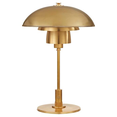 Whitman Desk Lamp, Antiqued Brass~P77540929