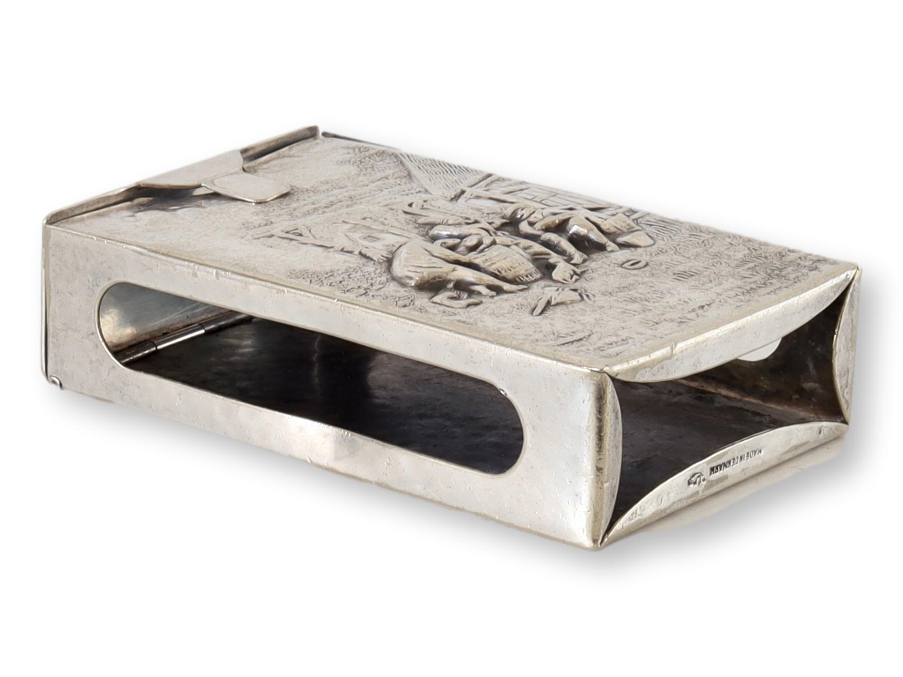 Danish Silver-Plated Cigarette Case~P77679605