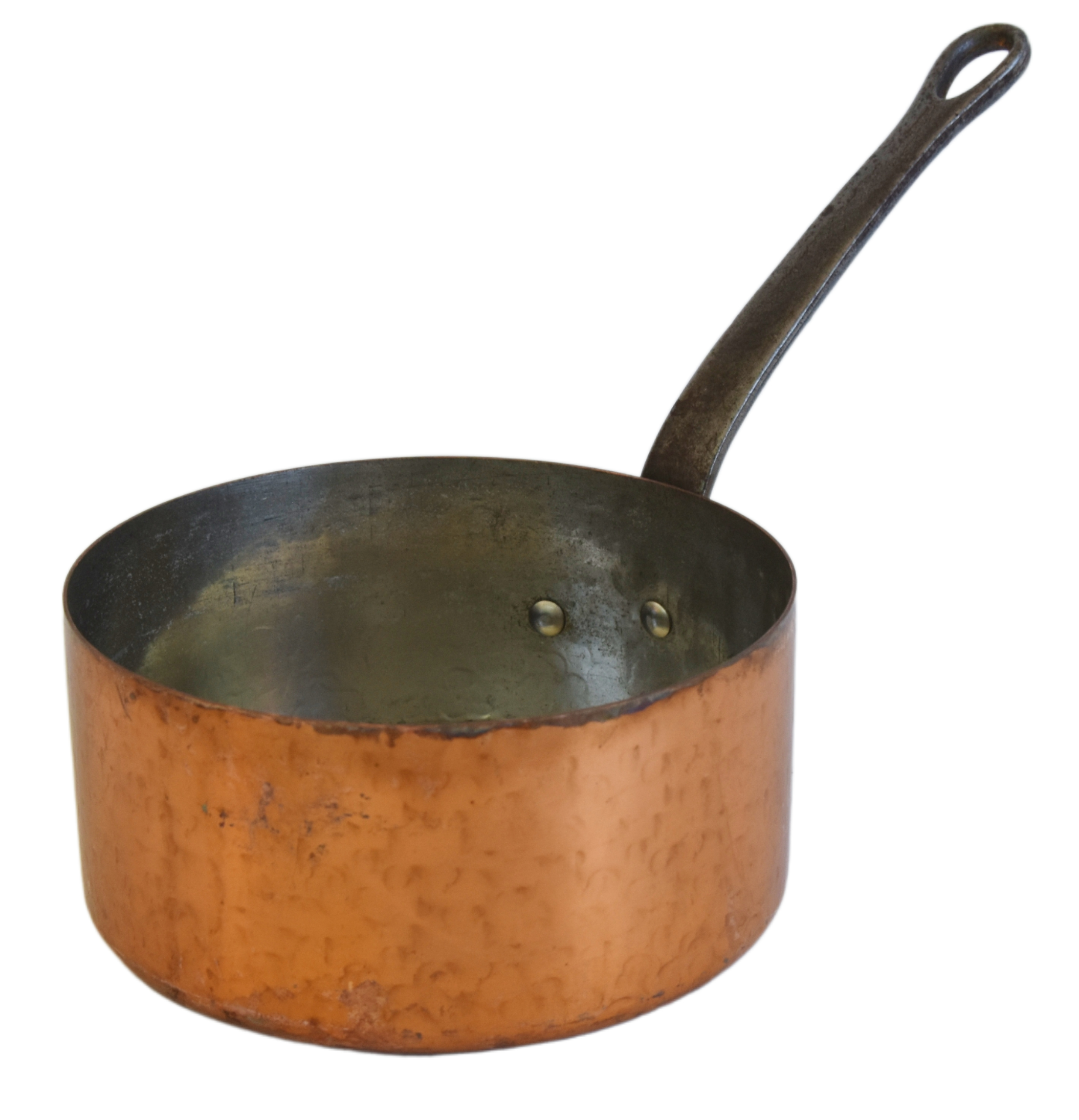 French Copper Sauce Pot Pan w/ Handle~P77672536