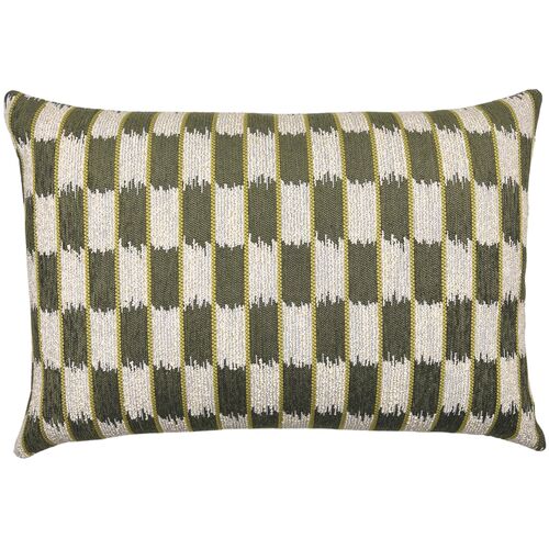 Channing 16x24 Woven Check Lumbar Pillow Channing 16x24 Woven Check Lumbar Pillow