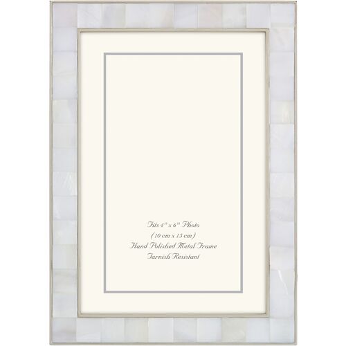 Mother-of-Pearl Frame, Silver