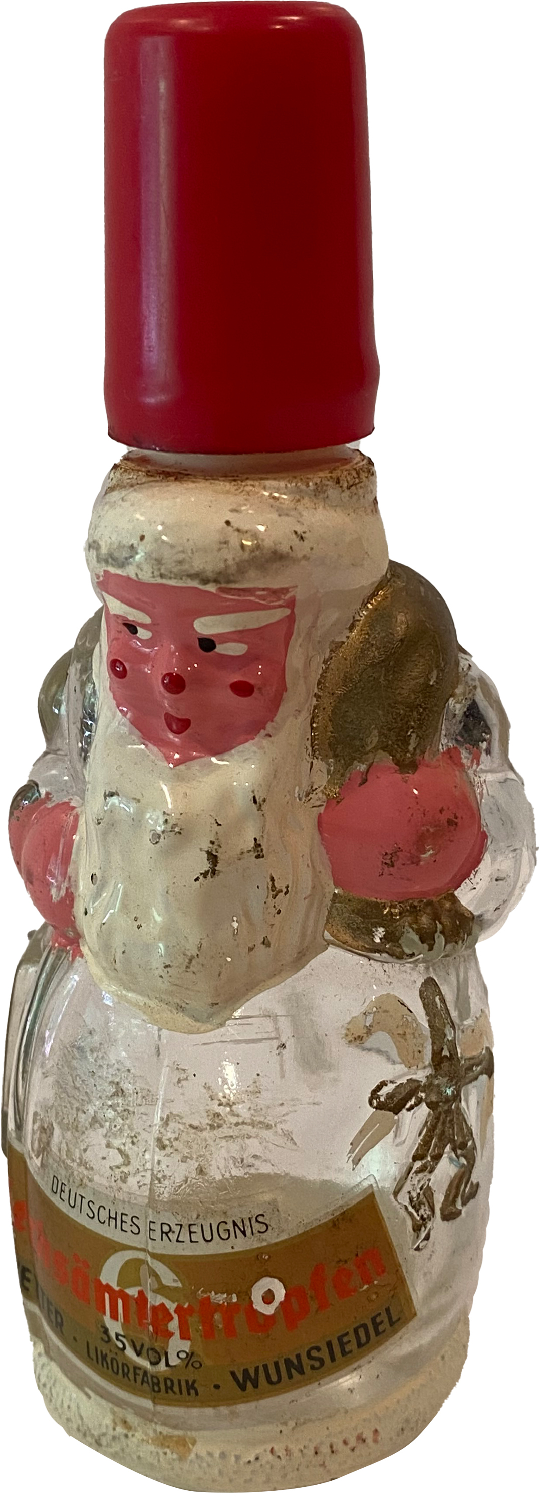 German Santa Figural Liqueur Bottle~P77632564