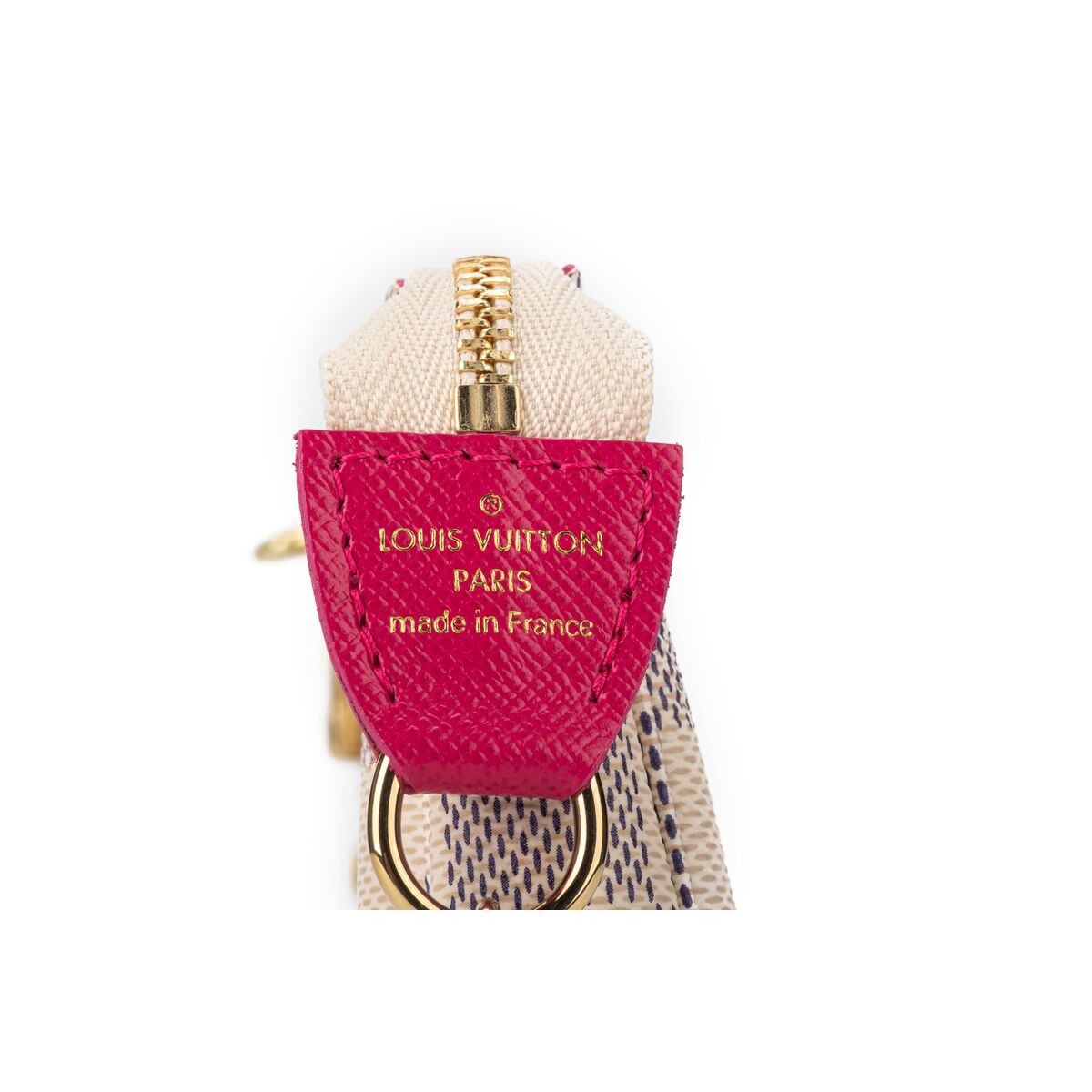 Louis Vuitton Pochette Accessoires Limited Edition Vivienne Xmas Damier Mini White
