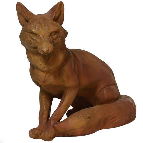 16" Fox Outdoor Statue