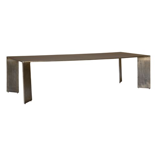 Tania Outdoor Coffee Table, Brass
