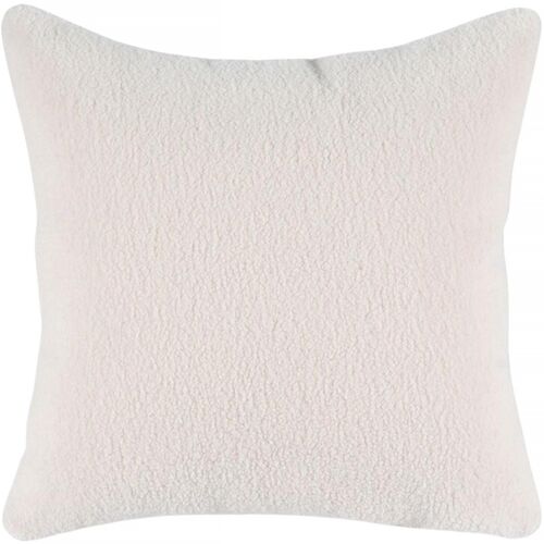 Salermo Plush Sherpa Pillow, Ivory