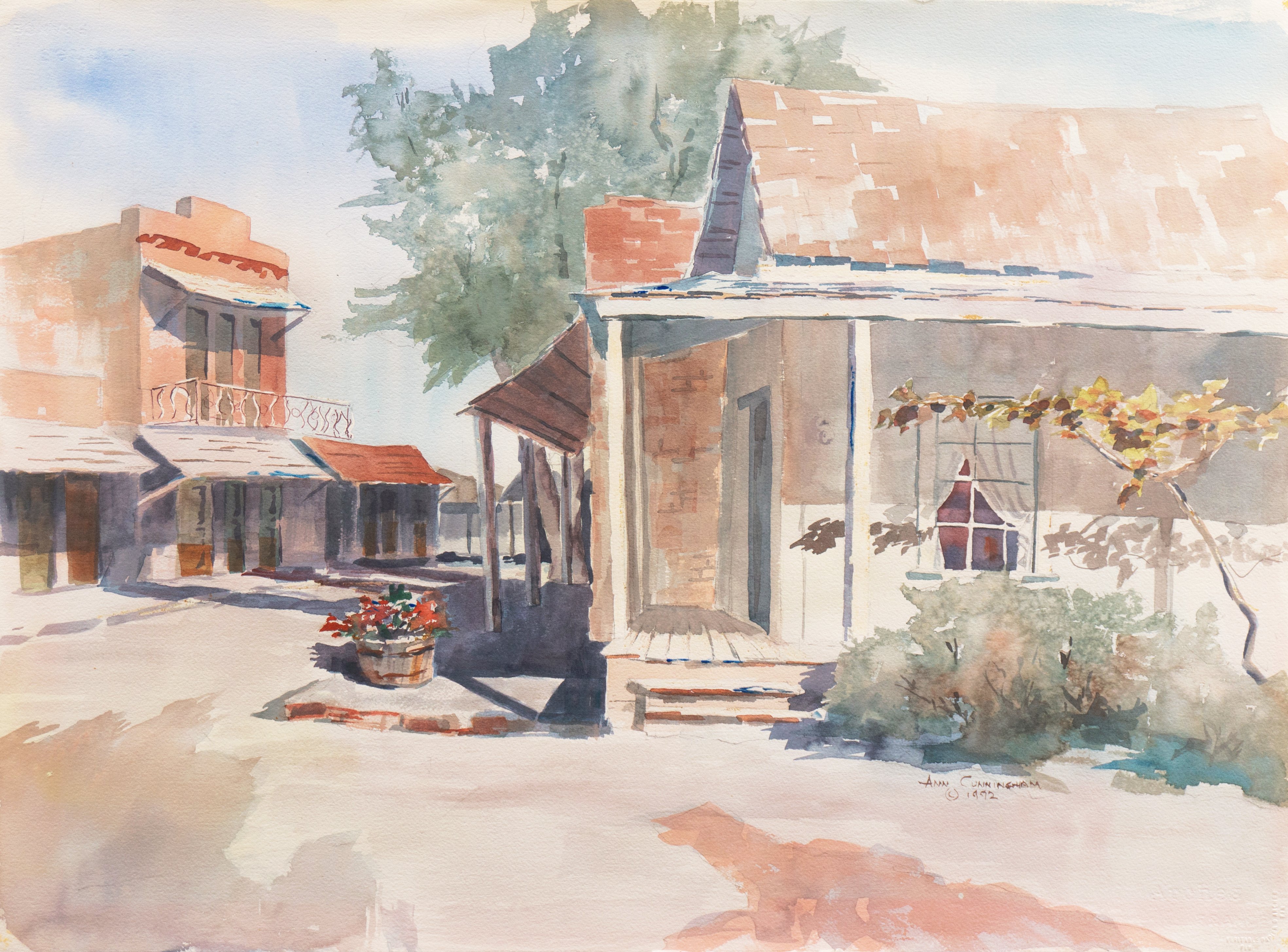 Old Western Town by Ann Cunningham, 1992~P77628393