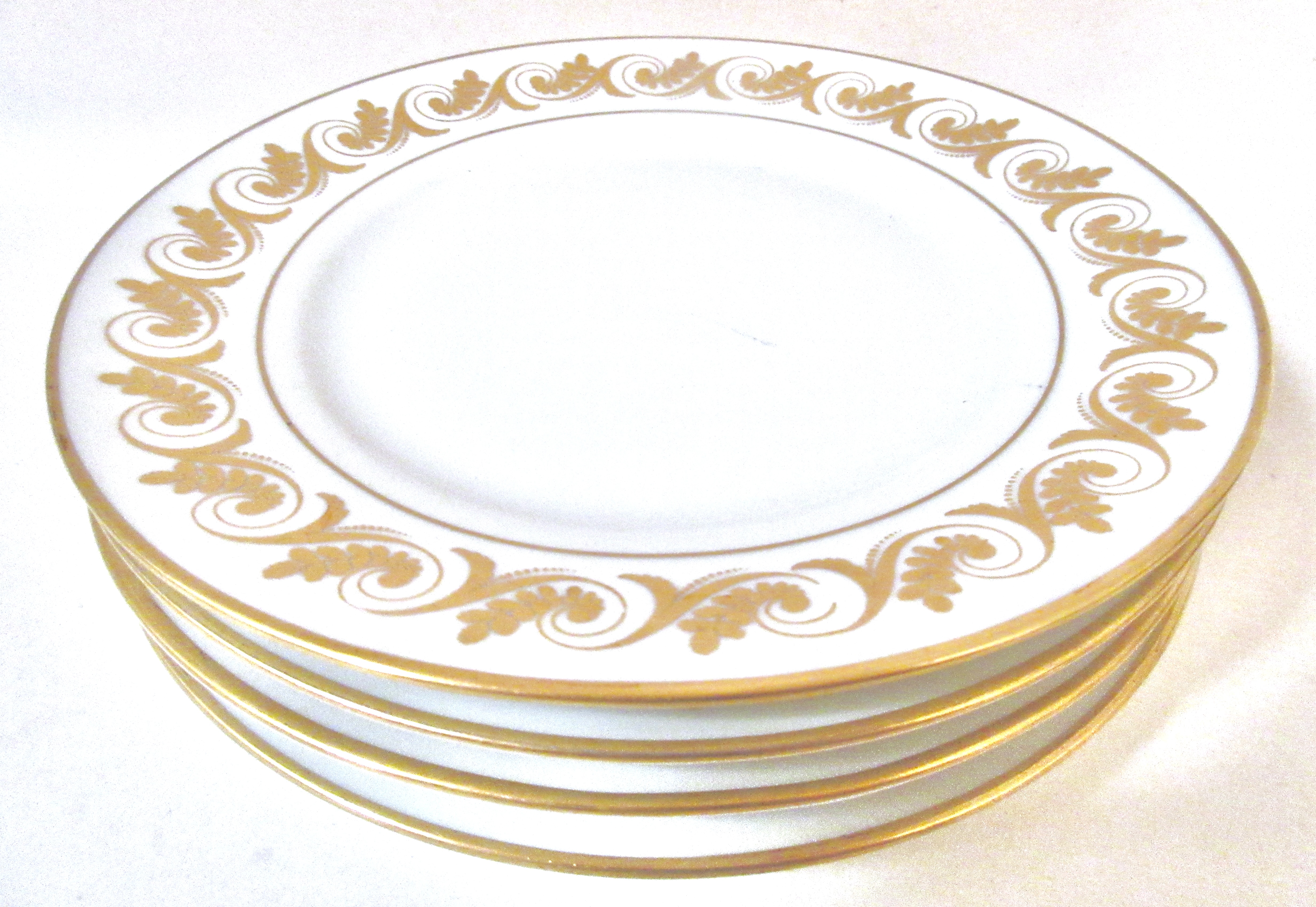 Ginori Italian Art Deco Plates S/4~P77684209