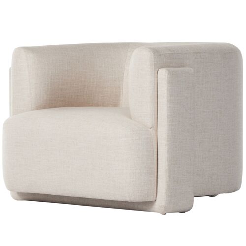Eli Performance Accent Chair, Natural Performance