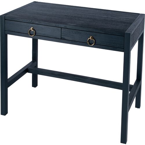 Sully Two-Drawer Desk, Navy~P77639273