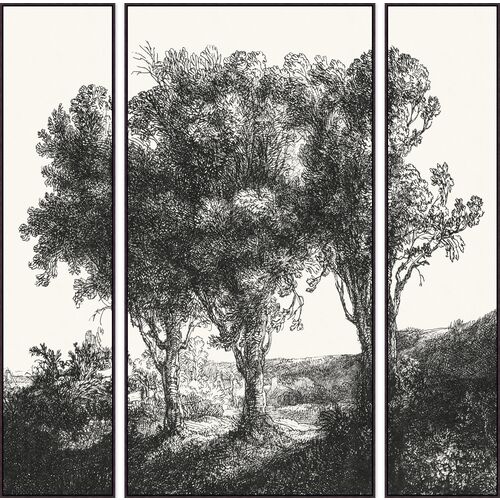 Pasture Etching Triptych (SET OF 3)