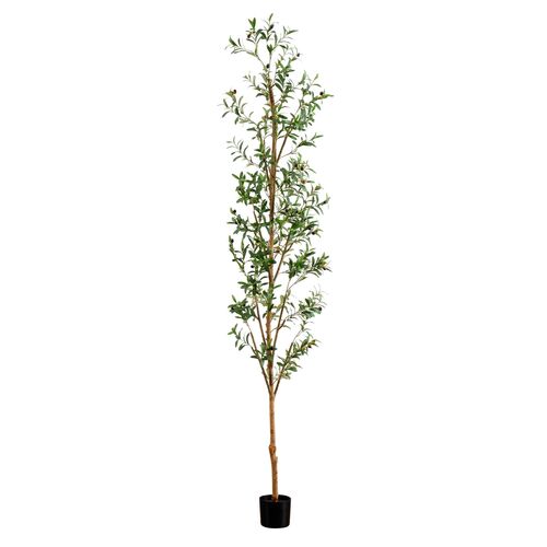 9ft. Artificial Olive Tree with Natural Trunk
