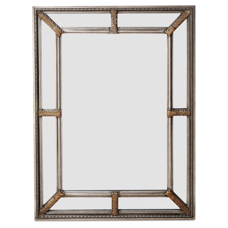 Sion Oversized Wall Mirror, Silver