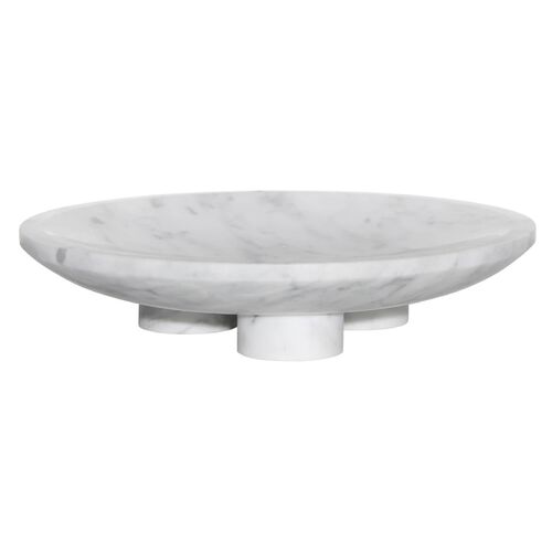 Paul Marble Plate, Natural White~P77652860