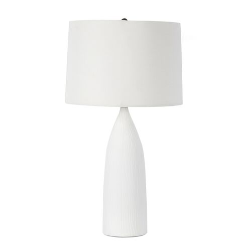 Hayden Ceramic Table Lamp, White
