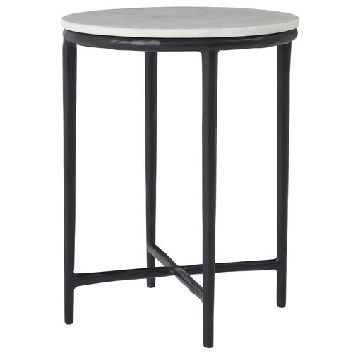 Vera Side Table, White