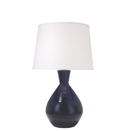 Ash Table Lamp, Navy~P61094482