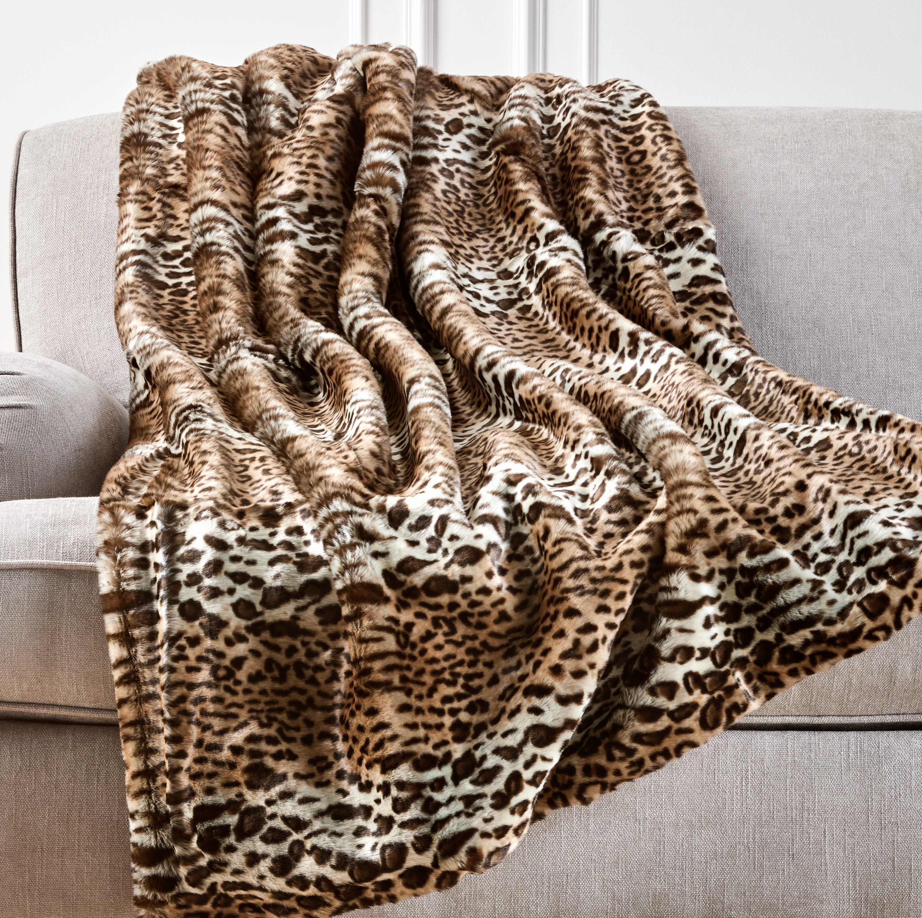 Leopard Print Blanket in Coffee – The Rancher's Wife Boutique