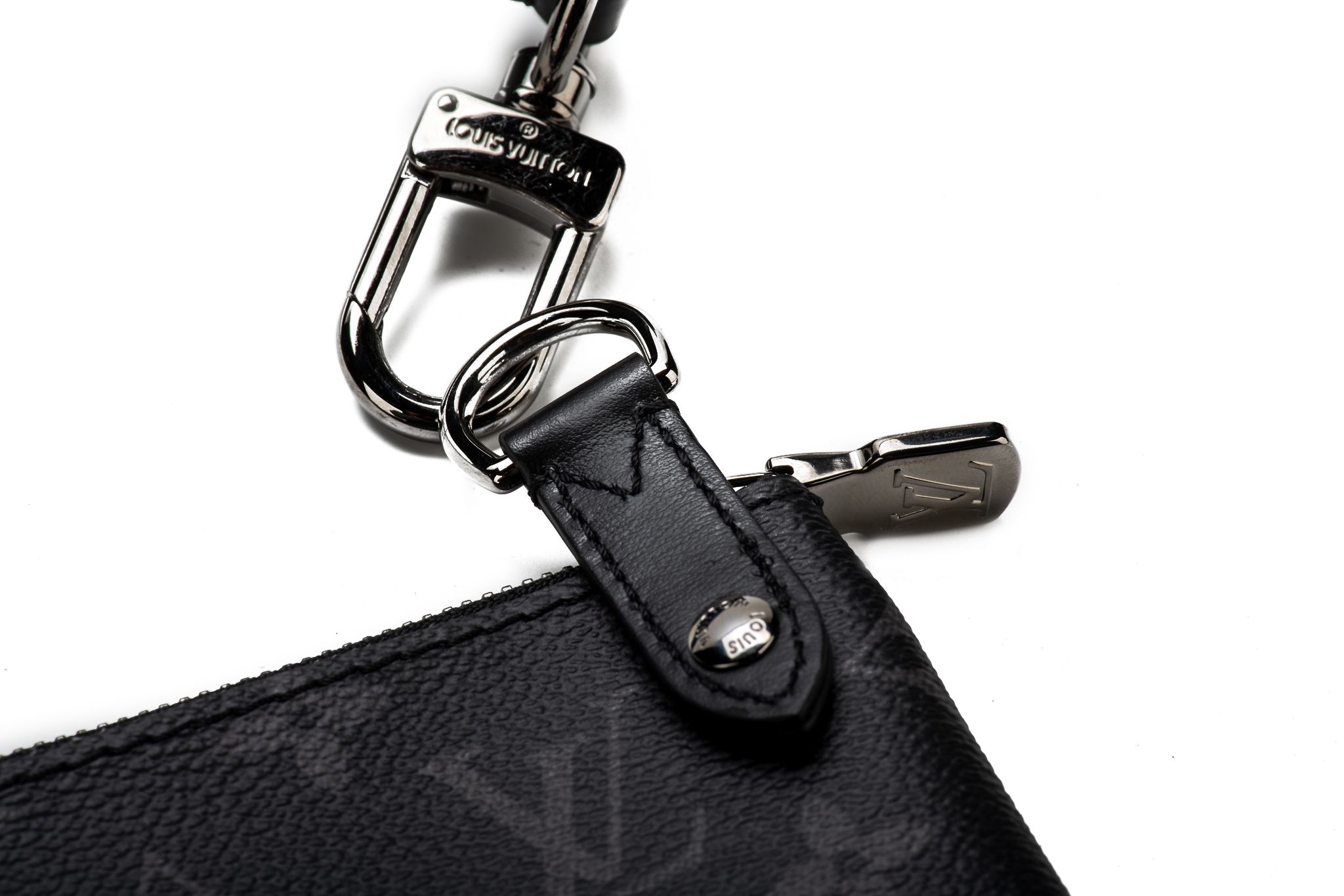 Vuitton Men Multi Pochette Black Gray