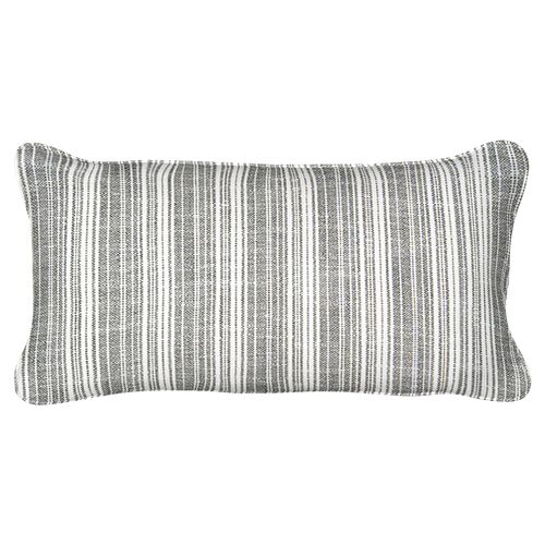 Hampshire 12x20 Outdoor Lumbar Pillow, Onyx~P77655953
