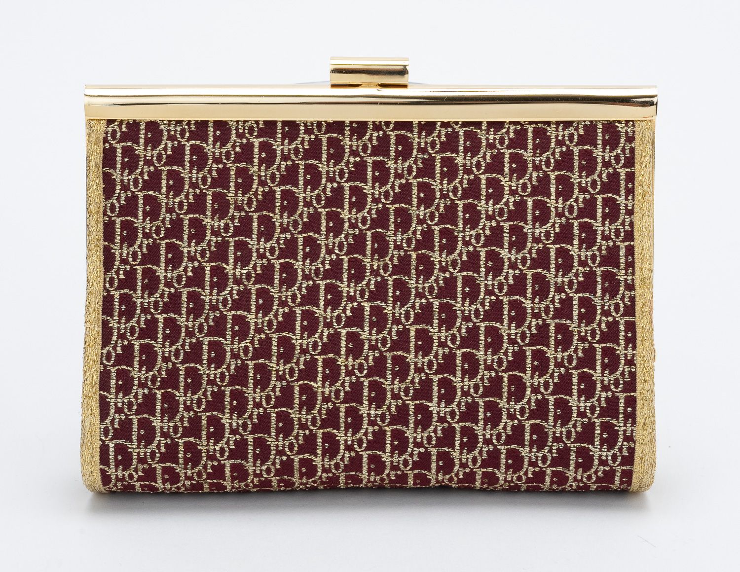 Dior Vintage Small Red Gold Clutch~P77666549