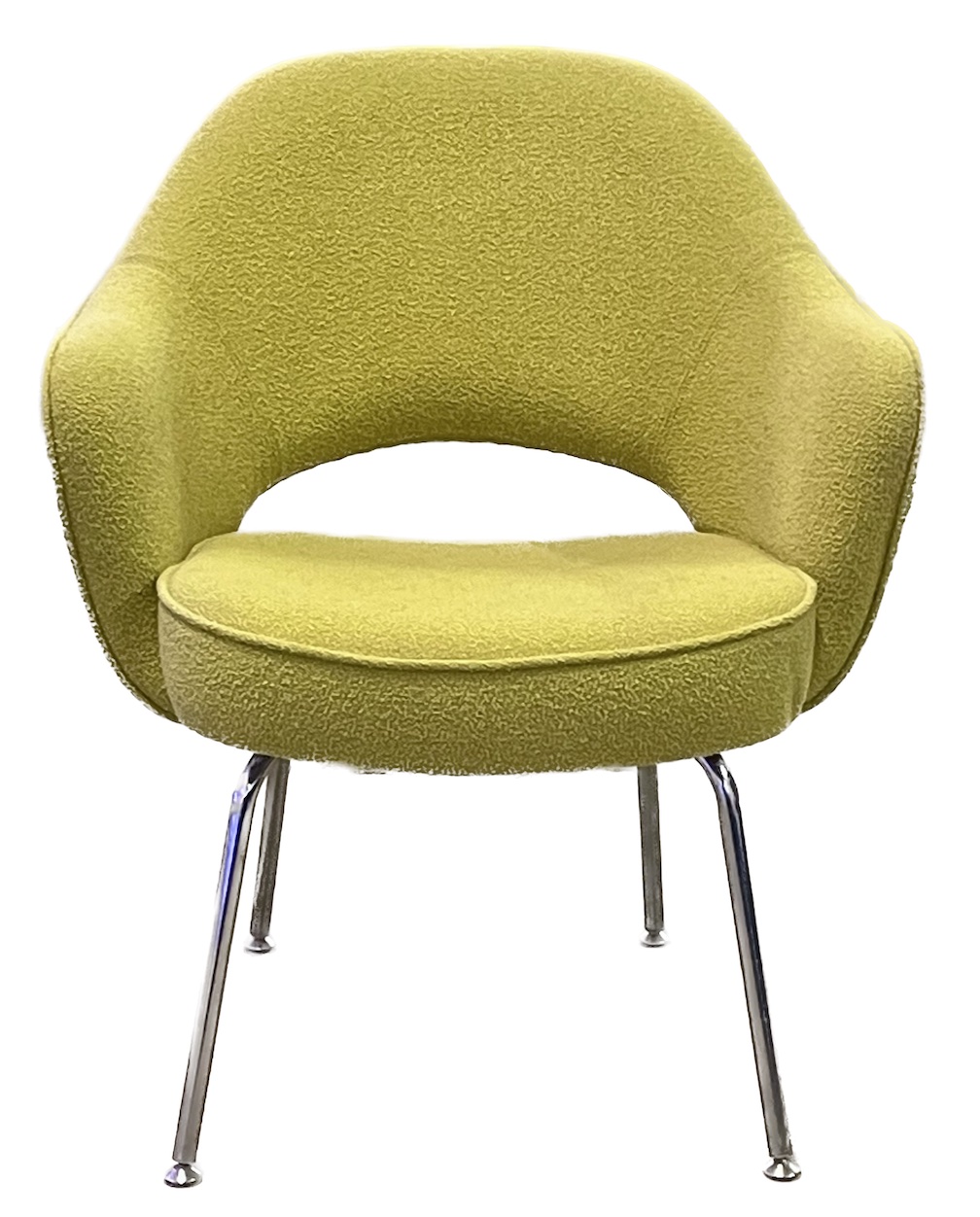 Saarinen Chartreuse & Chrome Side Chair~P77679862