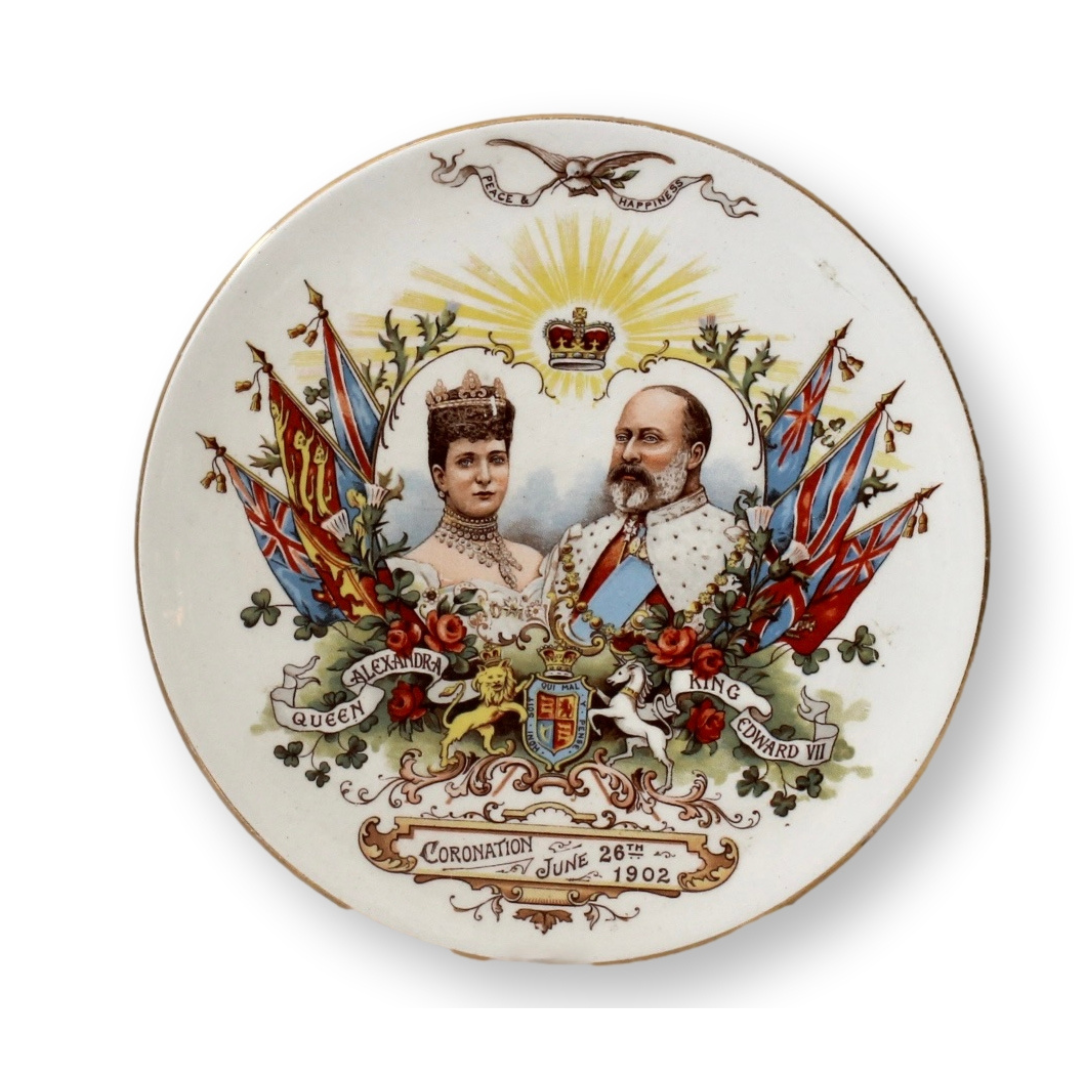 1902 King Edward VII & Alexandra Plate~P77719259