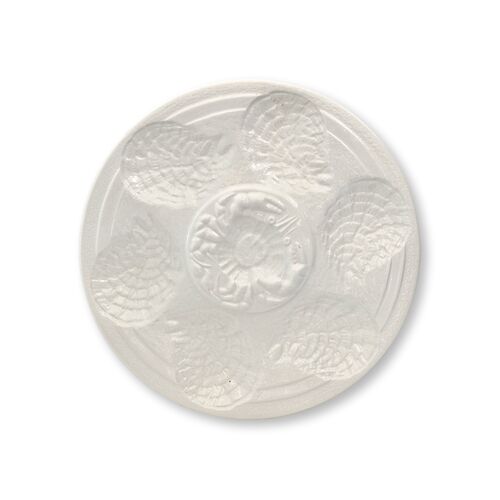 French Sarreguemines Oyster Plate
